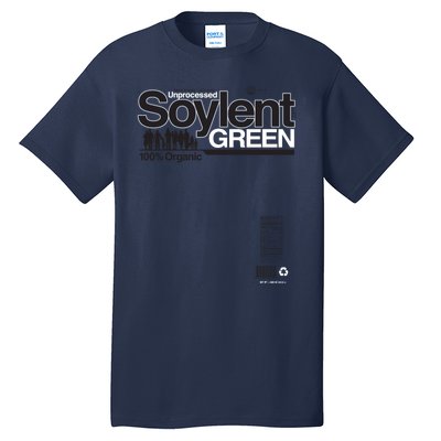 Contents Unprocessed Soylent Green (On Green) Tall T-Shirt