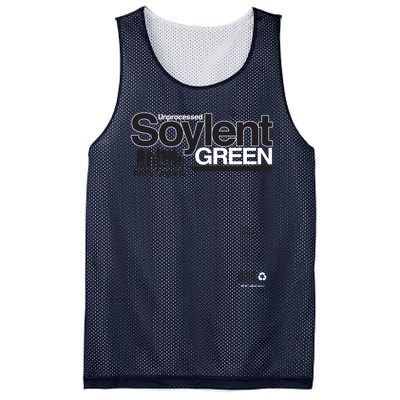 Contents Unprocessed Soylent Green (On Green) Mesh Reversible Basketball Jersey Tank