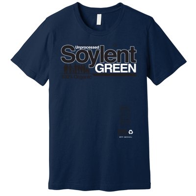 Contents Unprocessed Soylent Green (On Green) Premium T-Shirt