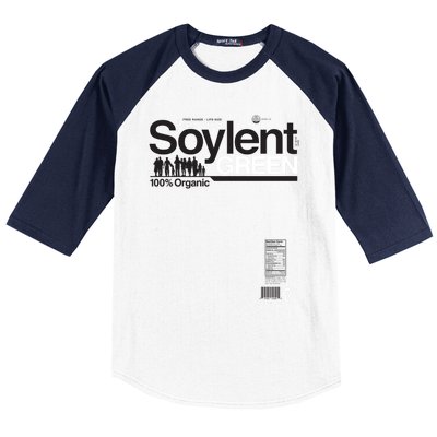 Contents Unprocessed Soylent Green (On Green) Baseball Sleeve Shirt