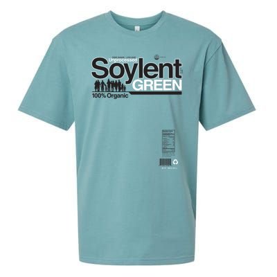 Contents Unprocessed Soylent Green (On Green) Sueded Cloud Jersey T-Shirt