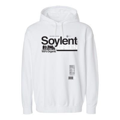 Contents Unprocessed Soylent Green (On Green) Garment-Dyed Fleece Hoodie