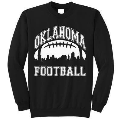College University Style Oklahoma Sports Team Football Sweatshirt