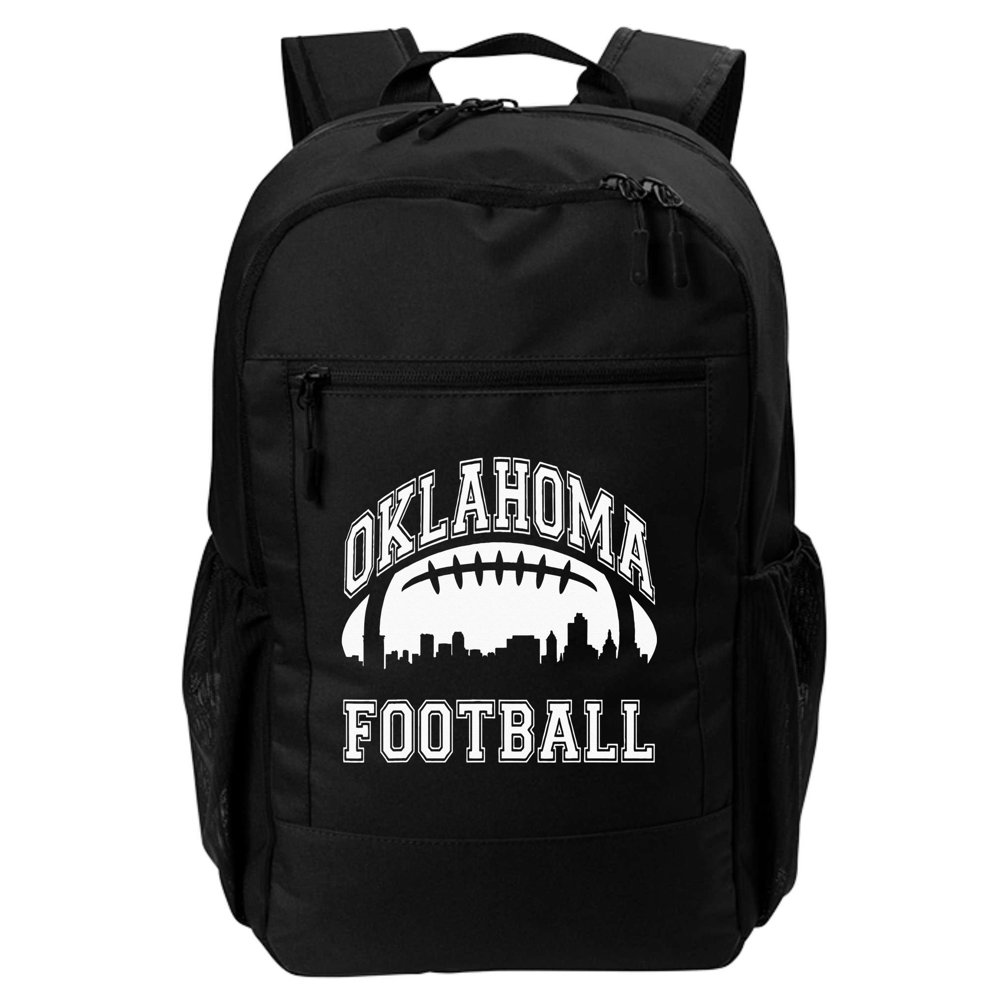College University Style Oklahoma Sports Team Football Backpack
