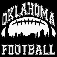 College University Style Oklahoma Sports Team Football Bucket Hat