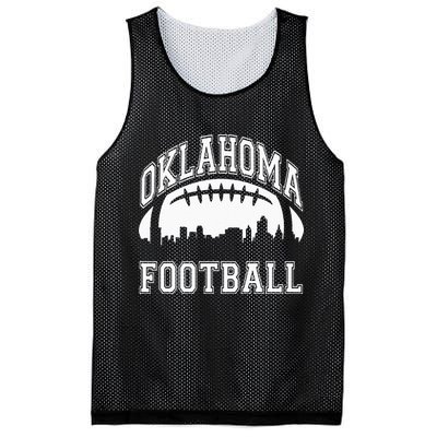 College University Style Oklahoma Sports Team Football Mesh Reversible Basketball Jersey Tank