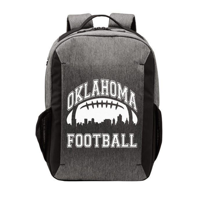 College University Style Oklahoma Sports Team Football Vector Backpack