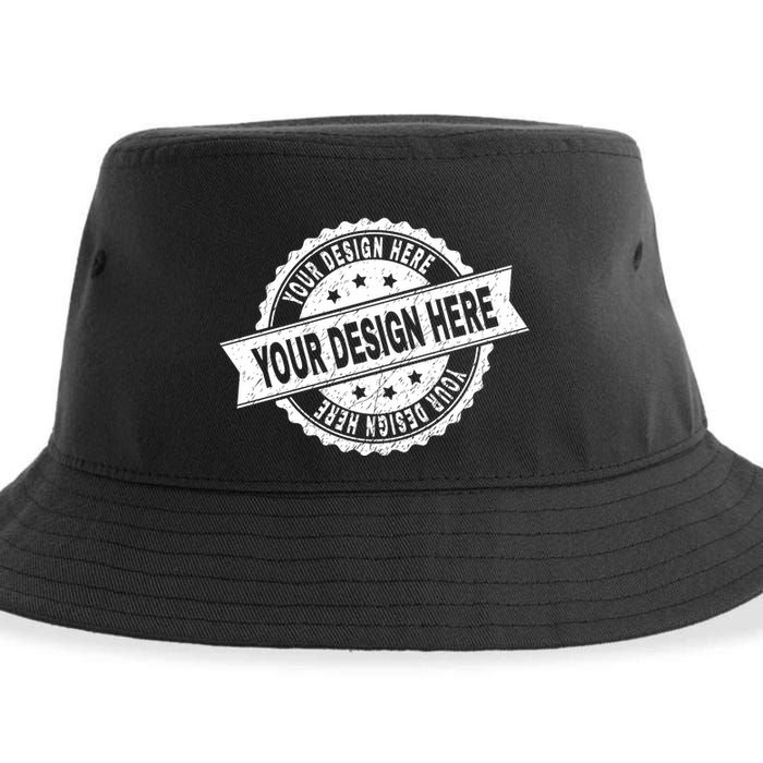Custom Design Upload Create Your Own  Sustainable Bucket Hat