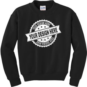 Custom Design Upload Create Your Own  Kids Sweatshirt