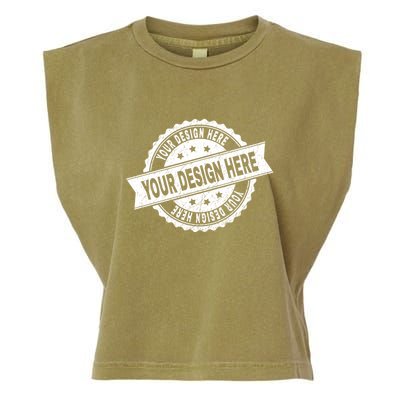 Custom Design Upload Create Your Own  Garment-Dyed Women's Muscle Tee