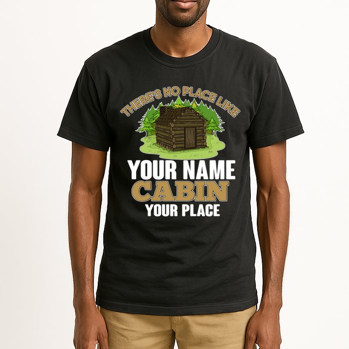 Custom Cabin Camping Trip Personalize Tall T-Shirt