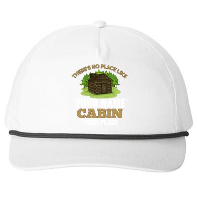 Custom Cabin Camping Trip Personalize Snapback Five-Panel Rope Hat