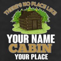 Custom Cabin Camping Trip Personalize Adult Drive Performance Visor
