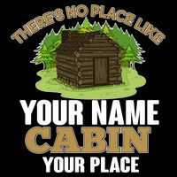 Custom Cabin Camping Trip Personalize Flatbill Hat