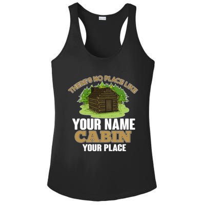Custom Cabin Camping Trip Personalize Ladies PosiCharge Competitor Racerback Tank