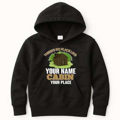 Custom Cabin Camping Trip Personalize Kids Hoodie