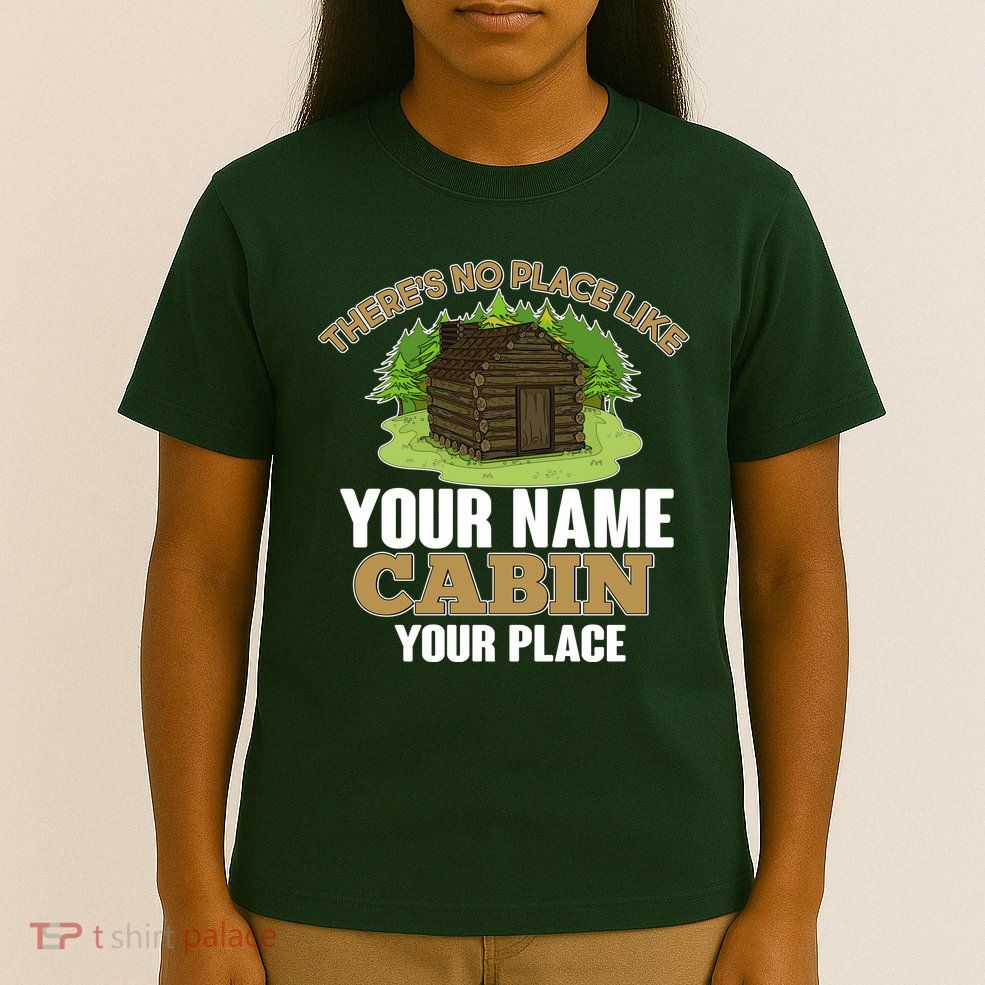 Custom Cabin Camping Trip Personalize T-Shirt