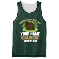 Custom Cabin Camping Trip Personalize Mesh Reversible Basketball Jersey Tank