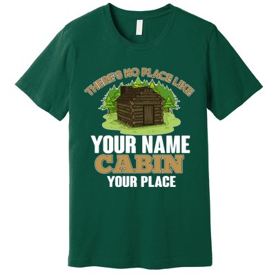 Custom Cabin Camping Trip Personalize Premium T-Shirt