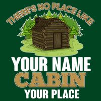 Custom Cabin Camping Trip Personalize Visor