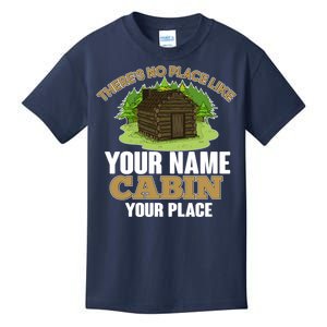 Custom Cabin Camping Trip Personalize Kids T-Shirt