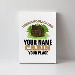 Custom Cabin Camping Trip Personalize Canvas