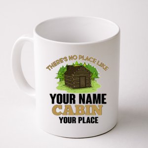 Custom Cabin Camping Trip Personalize Coffee Mug