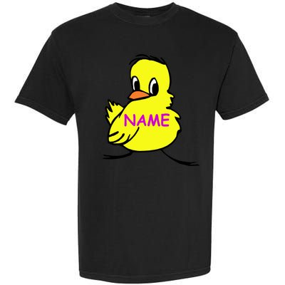 Custom Chick Funny Cute Personalize Garment-Dyed Heavyweight T-Shirt