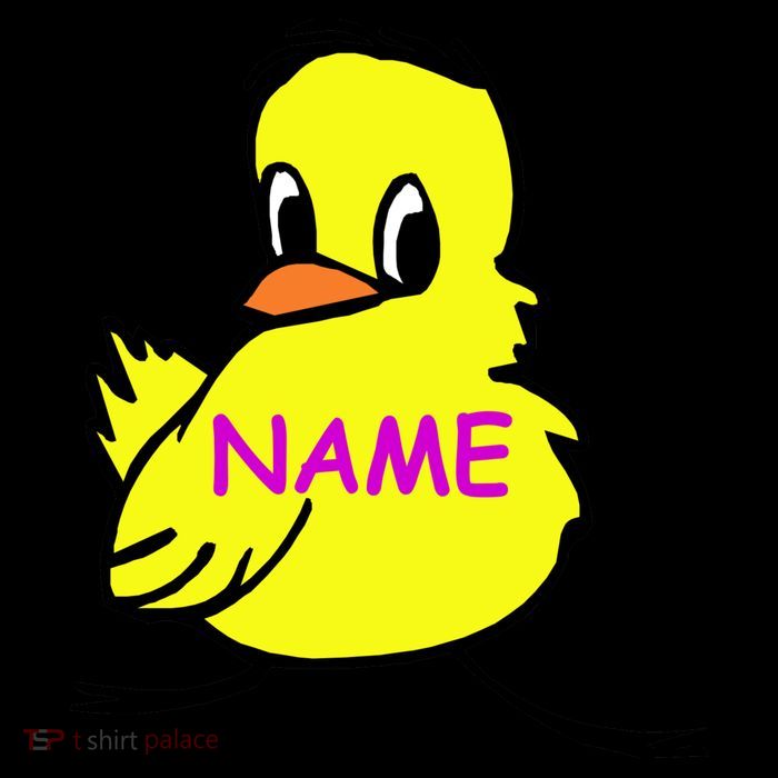 Custom Chick Funny Cute Personalize Full-Length Apron With Pockets