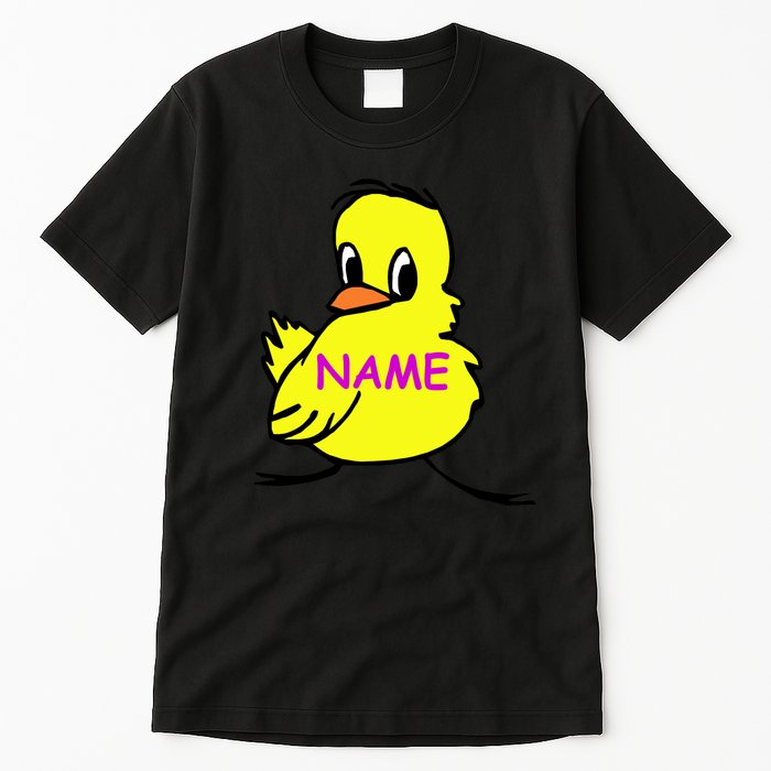 Custom Chick Funny Cute Personalize Tall T-Shirt