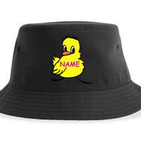 Custom Chick Funny Cute Personalize Sustainable Bucket Hat