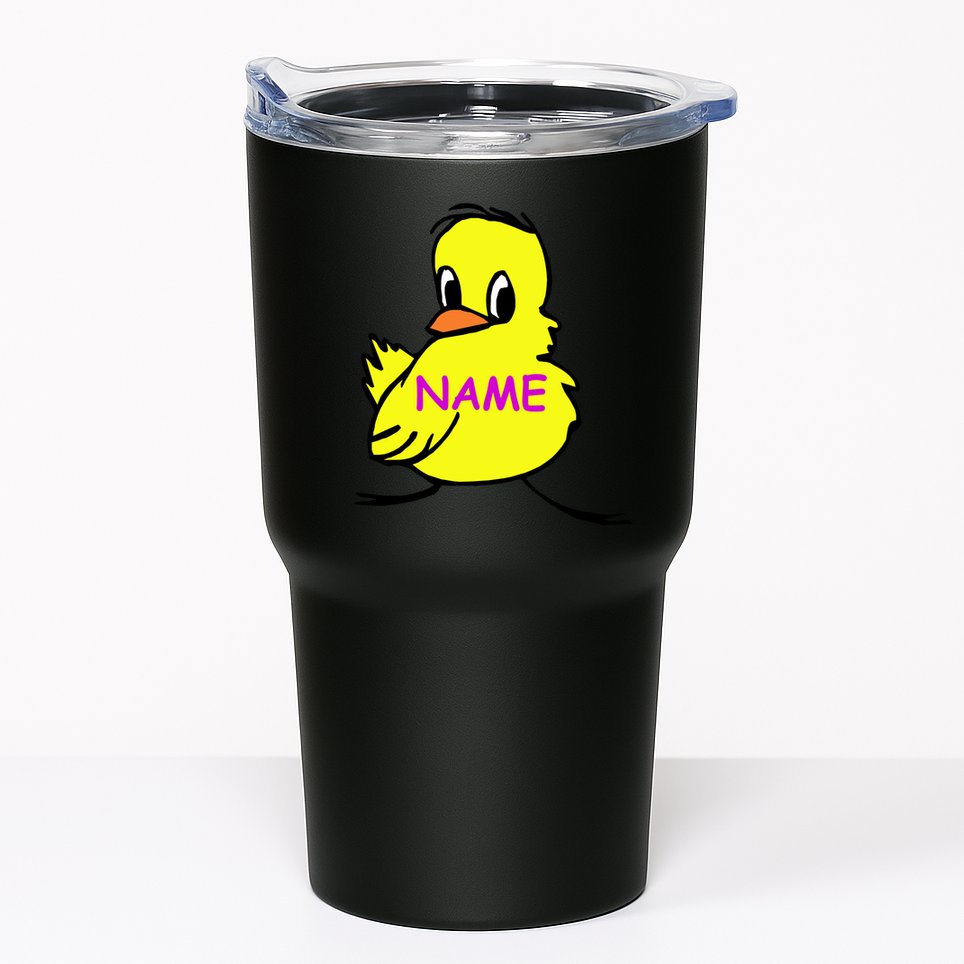 Custom Chick Funny Cute Personalize Tumbler