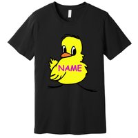 Custom Chick Funny Cute Personalize Premium T-Shirt