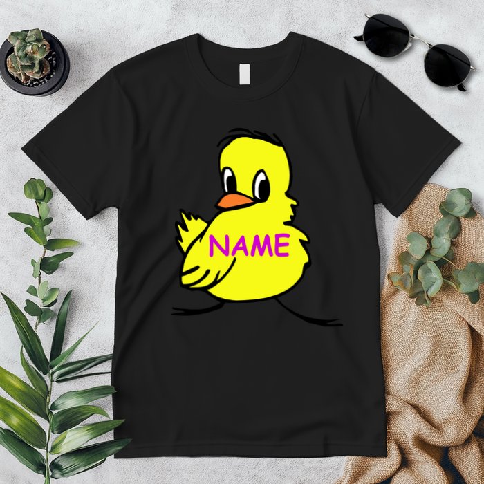 Custom Chick Funny Cute Personalize Premium T-Shirt