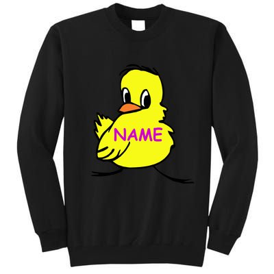 Custom Chick Funny Cute Personalize Tall Sweatshirt