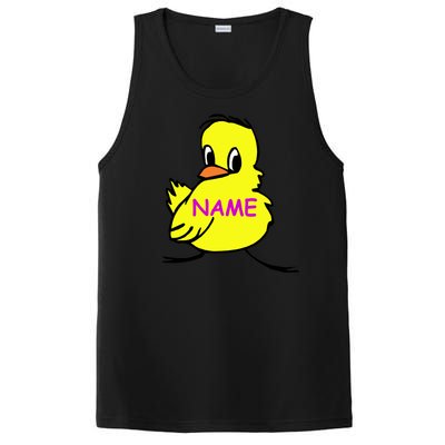 Custom Chick Funny Cute Personalize PosiCharge Competitor Tank