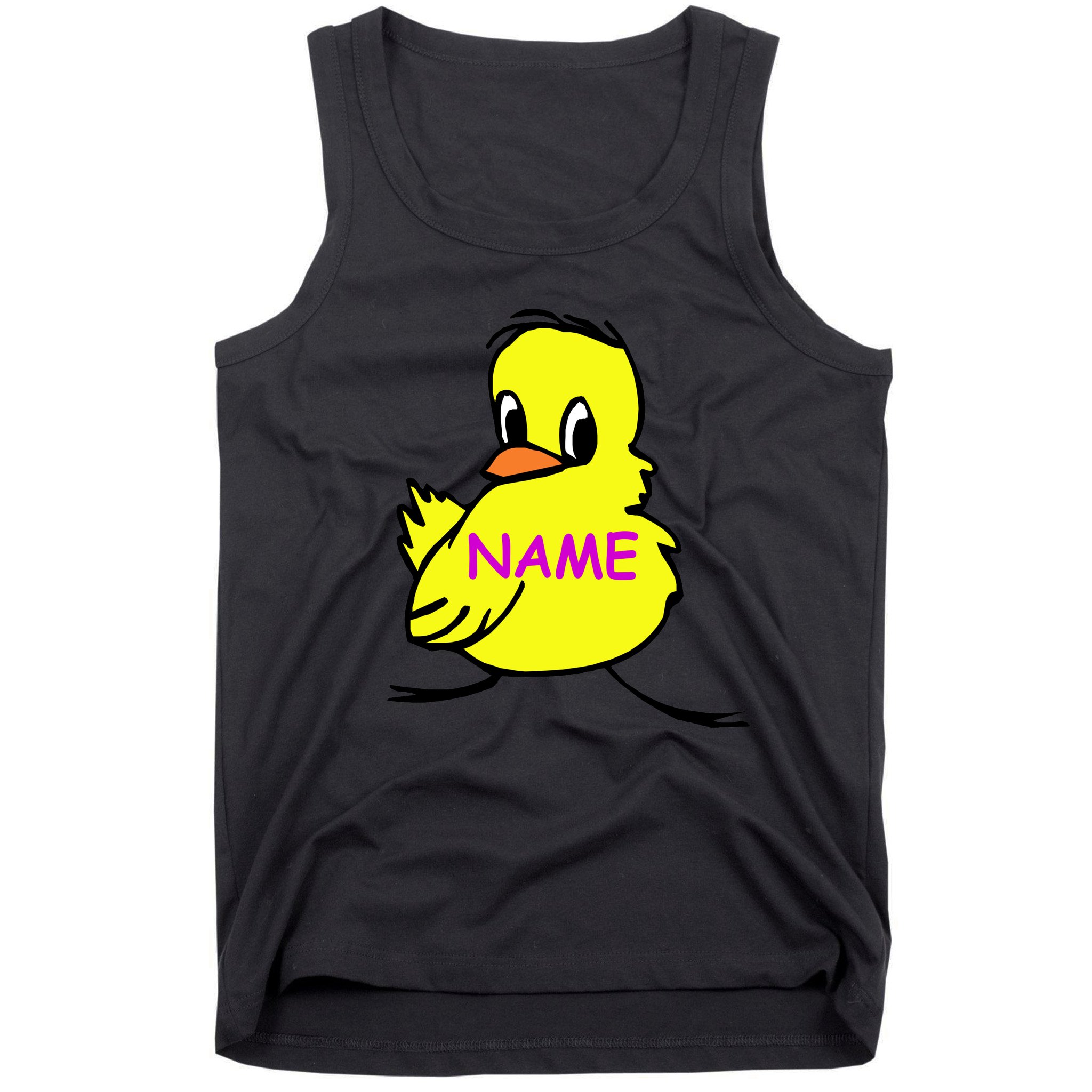 Custom Chick Funny Cute Personalize Tank Top
