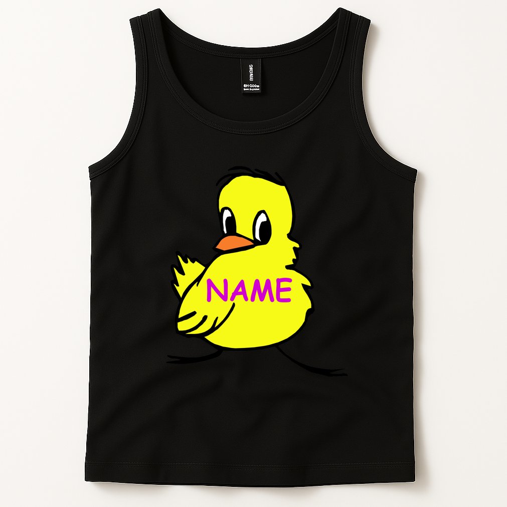 Custom Chick Funny Cute Personalize Tank Top
