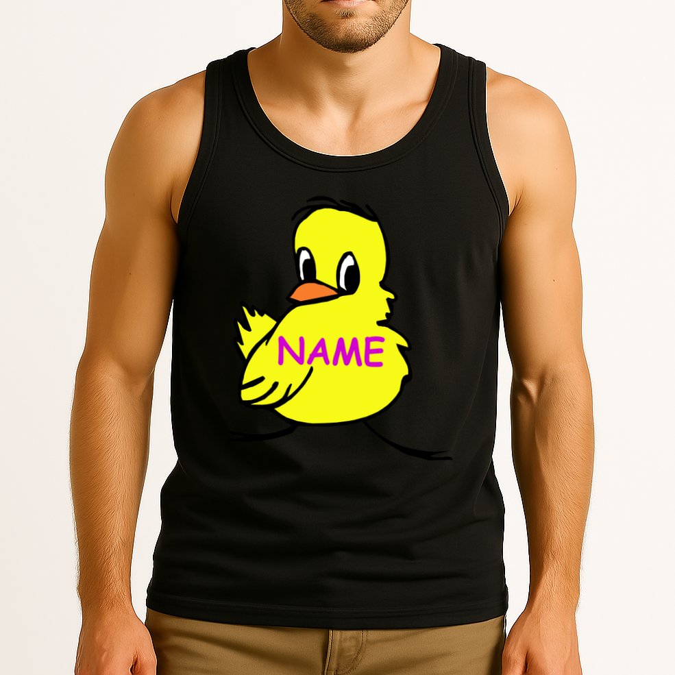 Custom Chick Funny Cute Personalize Tank Top