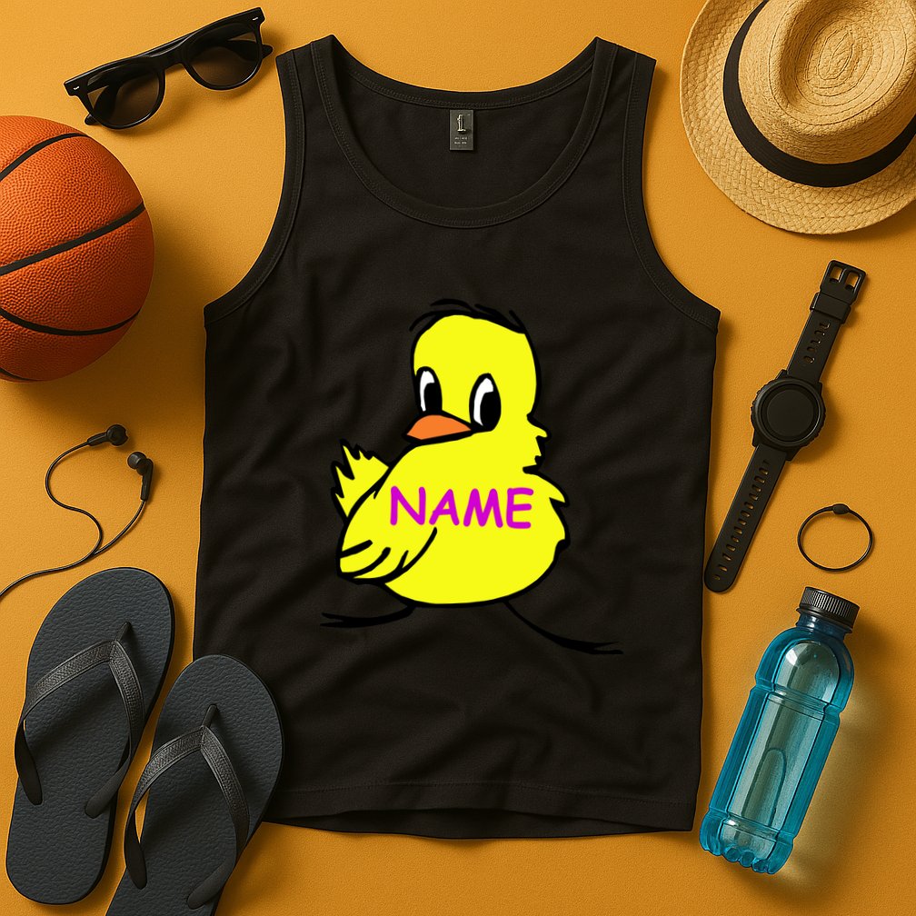 Custom Chick Funny Cute Personalize Tank Top