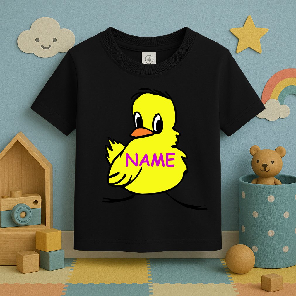 Custom Chick Funny Cute Personalize Toddler T-Shirt