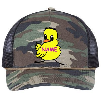 Custom Chick Funny Cute Personalize Retro Rope Trucker Hat Cap