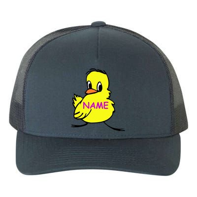 Custom Chick Funny Cute Personalize Yupoong Adult 5-Panel Trucker Hat