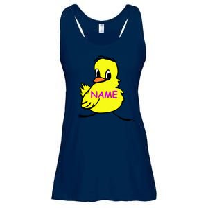 Custom Chick Funny Cute Personalize Ladies Essential Flowy Tank