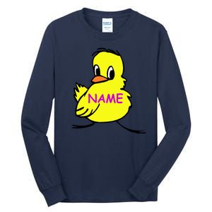 Custom Chick Funny Cute Personalize Tall Long Sleeve T-Shirt