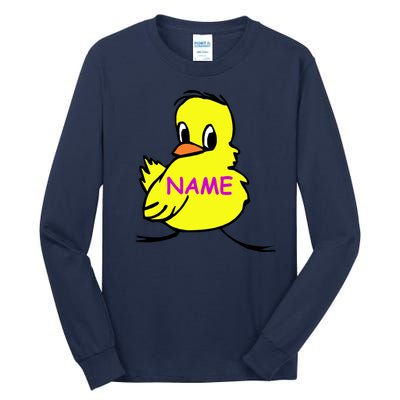 Custom Chick Funny Cute Personalize Tall Long Sleeve T-Shirt