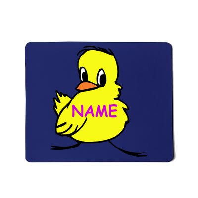 Custom Chick Funny Cute Personalize Mousepad