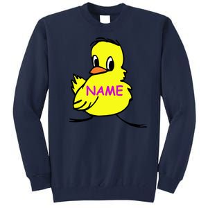 Custom Chick Funny Cute Personalize Tall Sweatshirt