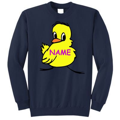 Custom Chick Funny Cute Personalize Tall Sweatshirt