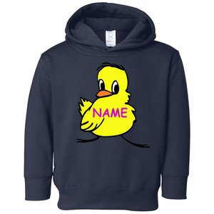 Custom Chick Funny Cute Personalize Toddler Hoodie